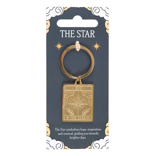 The Star Vintage Tarot Keyring