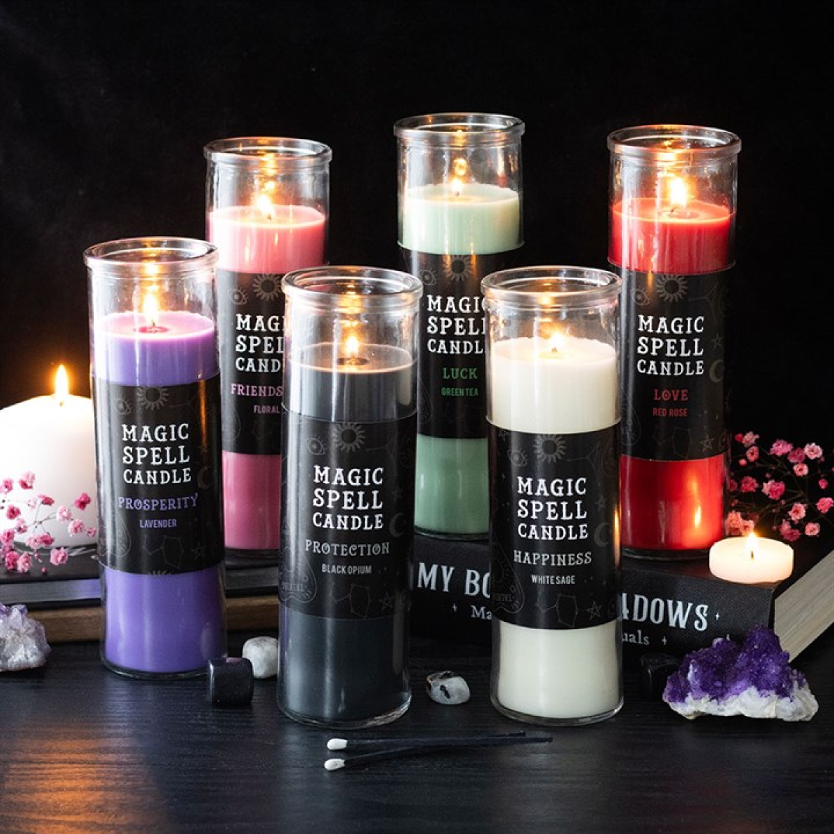 Protection Opium Magic Spell Tube Candle