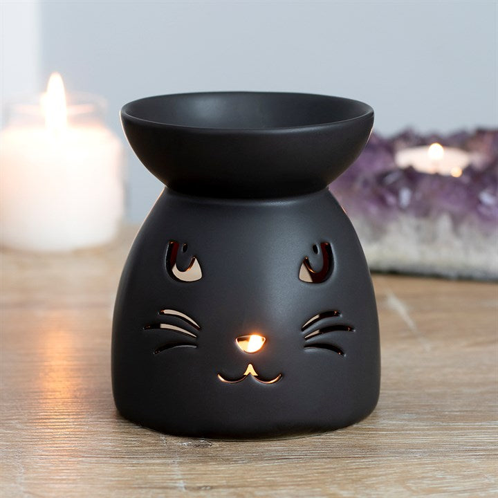 Black Cat Cut Out Oil Burner & Wax Warmer