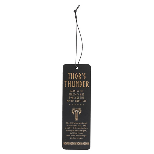 Thor's Thunder Wooden Bookmark
