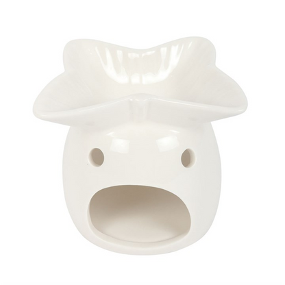White Butterfly Oil Burner