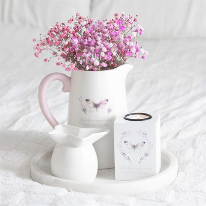 White Butterfly Oil Burner