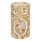 Gold Pillar Crackle Glass Oil Burner and Wax Warmer