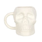 Matte White Skull Mug