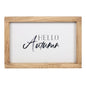 Hello Autumn Wooden Frame Sign