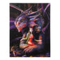 19x25cm Spirit Dragon Canvas Plaque by Anne Stokes