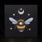 Forest Bee Light Up Canvas Plaque