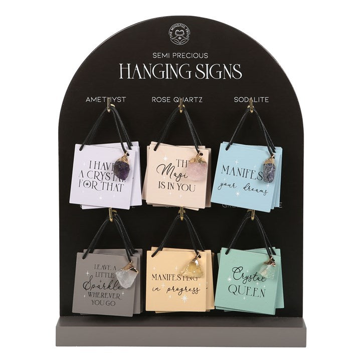 Set of 24 Modern Magic Hanging Signs