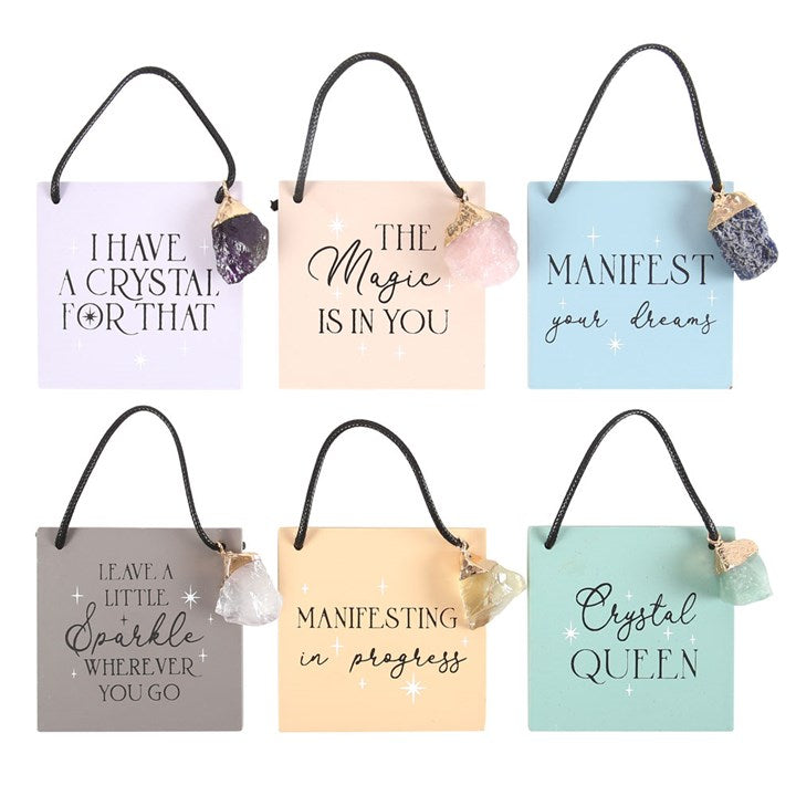 Set of 24 Modern Magic Hanging Signs
