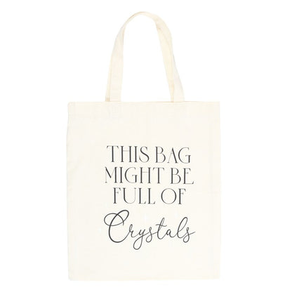 Full of Crystals Polycotton Tote Bag