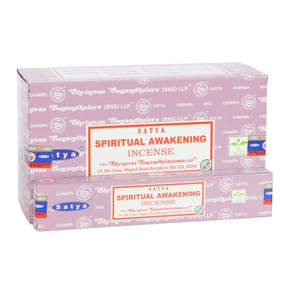 Set of 12 Spiritual Awakening Sticks by Satya (12/50)