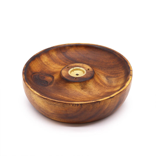 Incense Stick & Cone Burner Disc - Yin & Yang