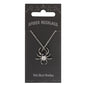 Black Obsidian Spider Pendant Necklace