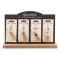 Set of 24 Lucky Crystal Broomstick Car Charms on Display